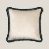 Omna Blue & Off White Reversible Cushion Cover