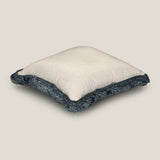 Omna Blue & Off White Reversible Cushion Cover