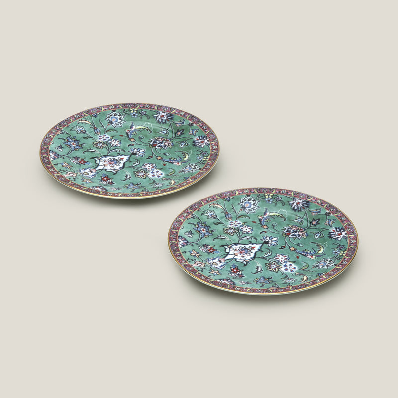 Tabriz Teal Quarter Plate