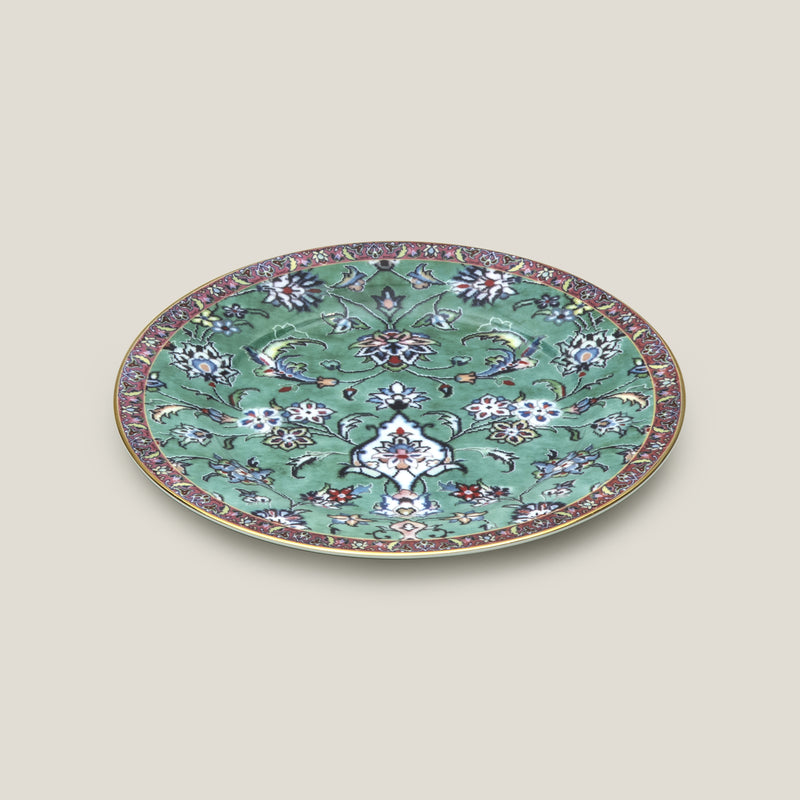 Tabriz Teal Quarter Plate