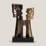 Unision Gold & Brown Sculpture