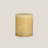 Cloud Textured Beige Lemongrass Scented Candle S