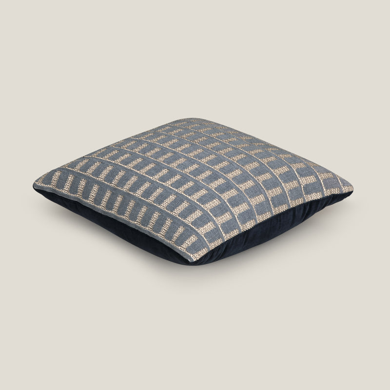 Arctica Blue Emb. Cushion Cover