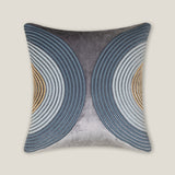 Pacific Blue Emb. Cushion Cover