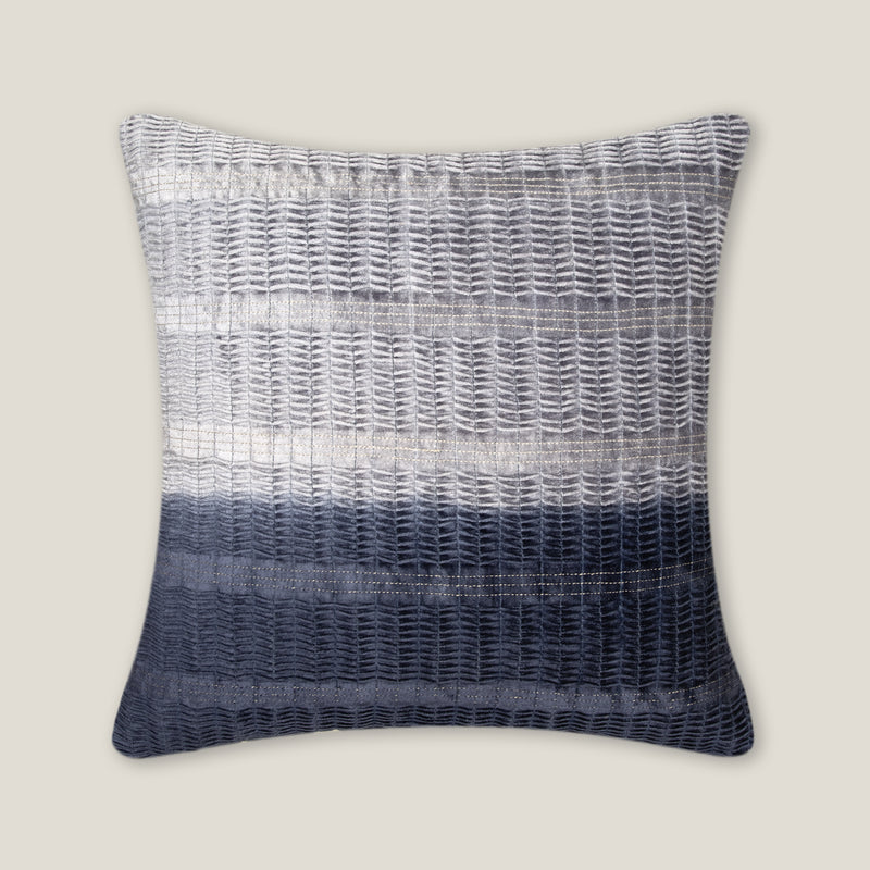 Marian Blue Pleated Cushion Cover