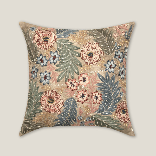 Delilah Multicolor Emb. Cushion Cover