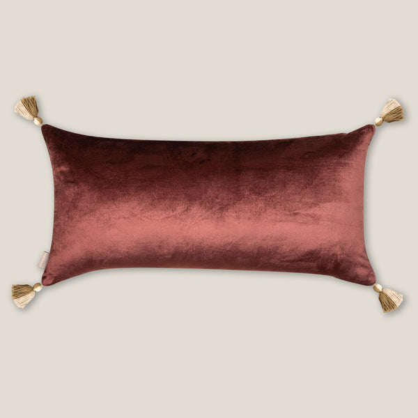 Marsala Multicolor Emb. Cushion Cover