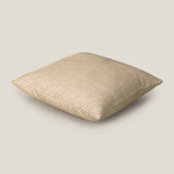 Derrick Beige Pleated Cushion Cover