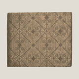 Zelda Green & Beige Reversible Bedspread