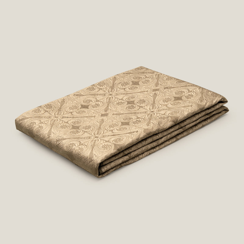 Zelda Green & Beige Reversible Bedspread