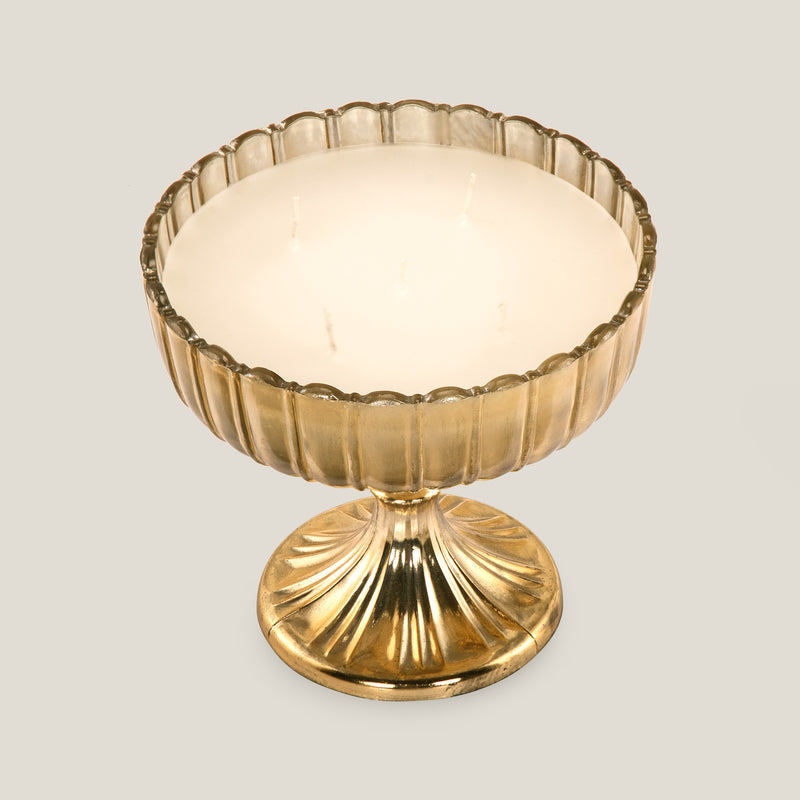 Mogra Gold Scented Bowl Candle Jar L