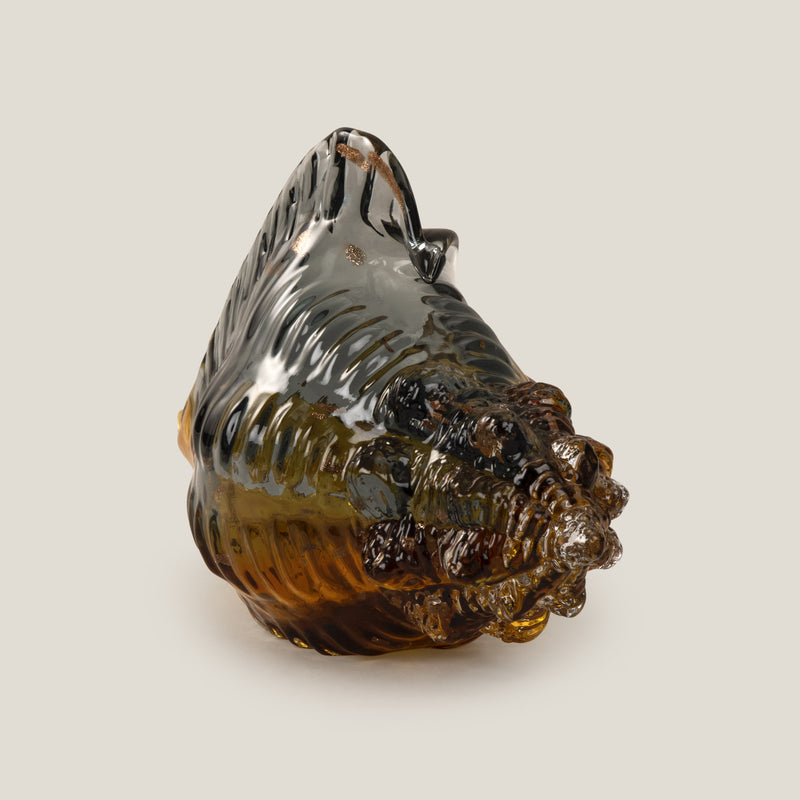 Triton Purple & Amber Shell Decor L