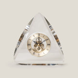 Virtex Clear Crystal Table Clock