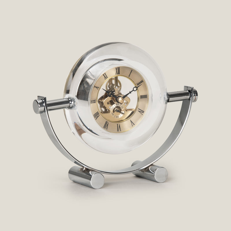 Equinox Crystal Table Clock