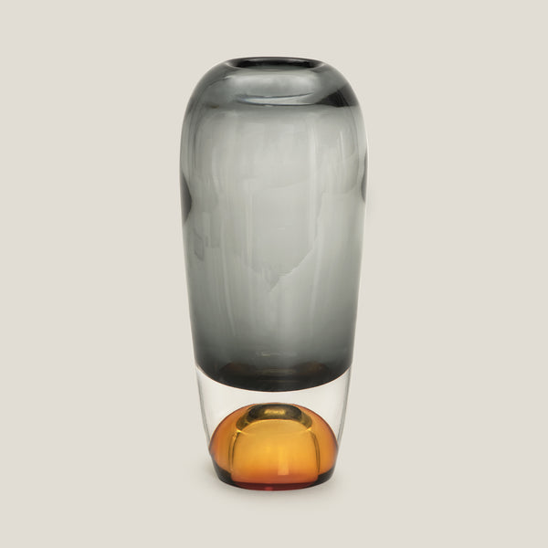 Paramount Grey Glass Vase L