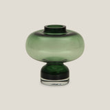 Globule Green Glass Vase