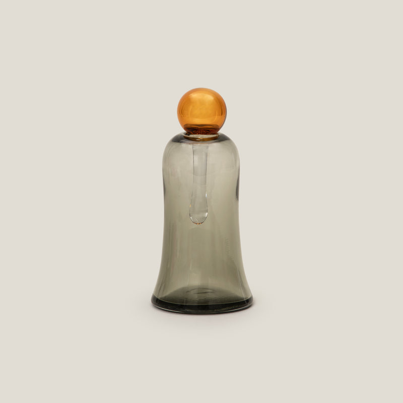 Bell Grey & Amber Decor Jar