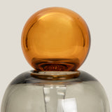 Bell Grey & Amber Decor Jar