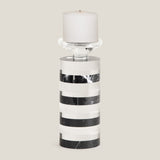 Eclipse Round Crystal Candle Holder L