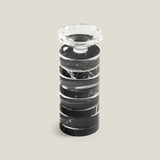 Eclipse Round Crystal Candle Holder L