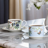 Designers Guild Blue Cups & Saucers Set of 2