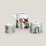 Olivia Multicolor Tea Service Set of 3