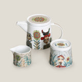 Olivia Multicolor Tea Service Set of 3