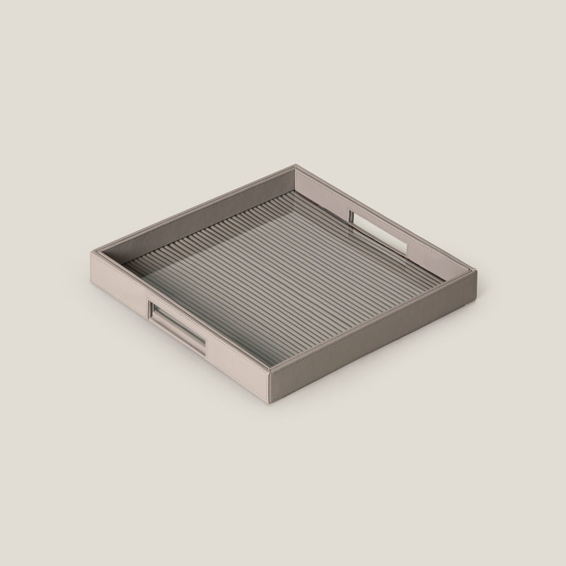 Dexter Grey Square Serving Tray