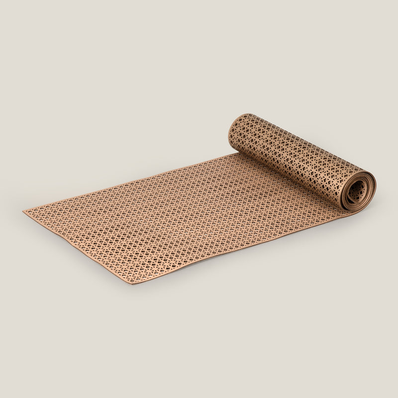 Pavel Brown & Dull Gold Reversible Table Runner