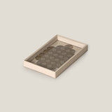 Alpha Beige & Dull Gold Bath Tray