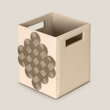 Alpha Beige & Dull Gold Dustbin