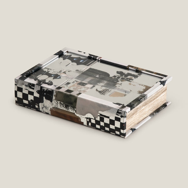 Checkmate Black & White Book Box