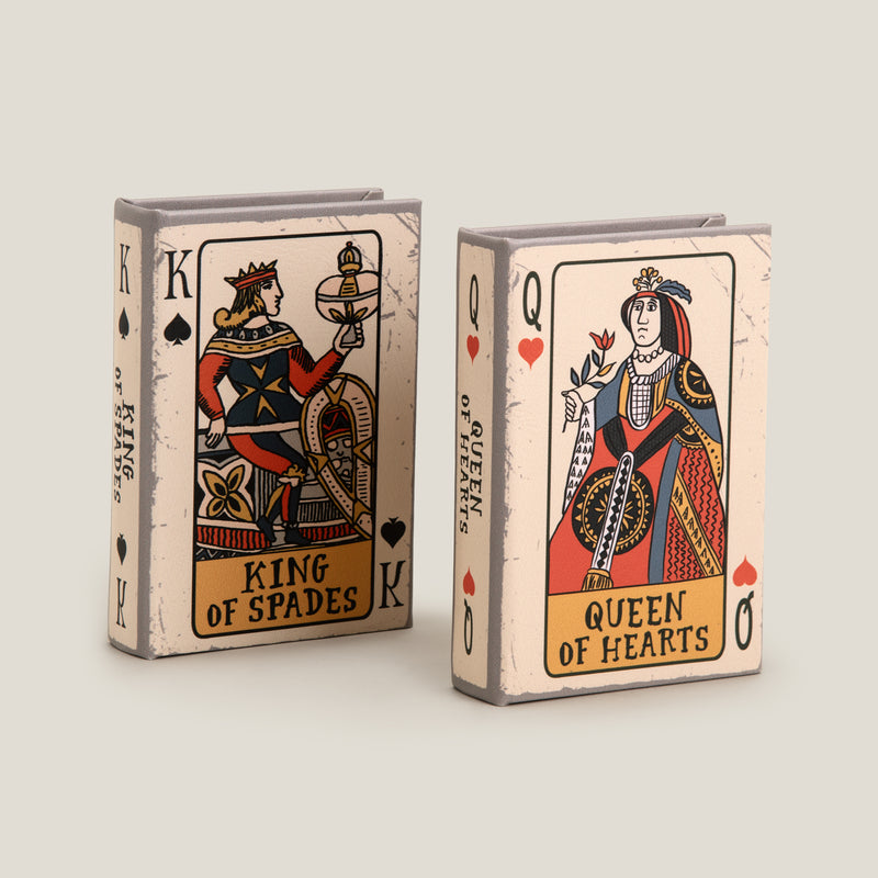 Queen Of Hearts Multicolor Book Box