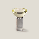Lumiere Grey Crystal Candle Holder S