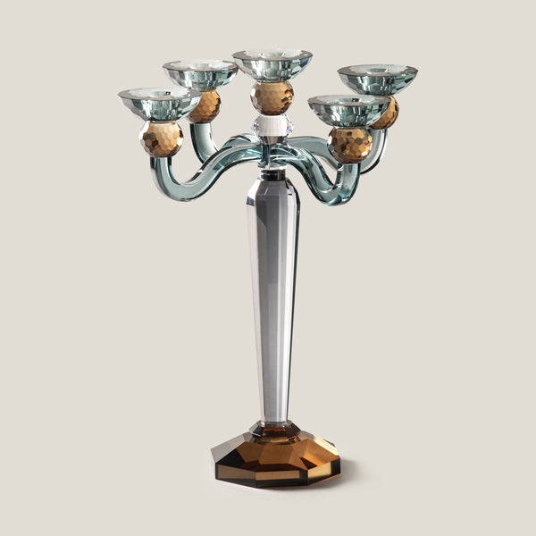 Jewel Multicolor Crystal Candelabra