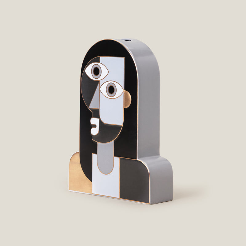 Picasso Phiz Grey Vase S