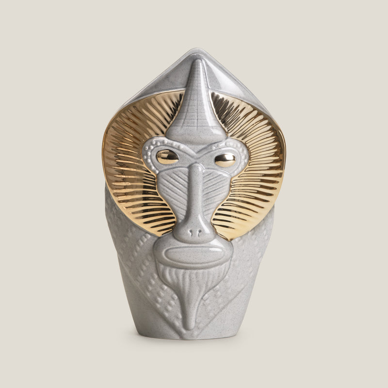 Primate Grey Ceramic Vase