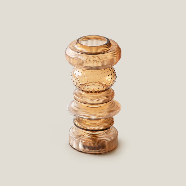 Sienna Brown Tier Candle Holder S