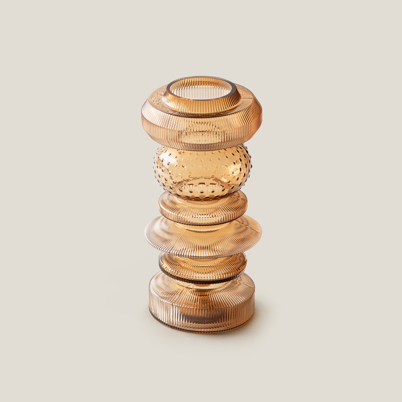 Sienna Brown Tier Candle Holder S