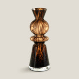 Savannah Brown Tier Vase