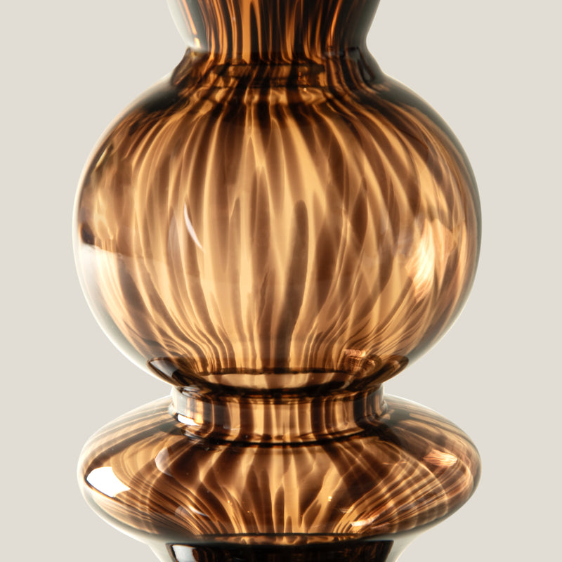 Savannah Brown Tier Vase
