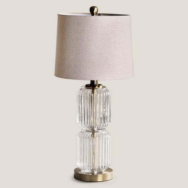 Rhone Clear Glass Table Lamp