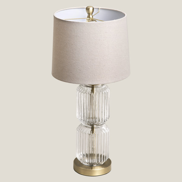 Rhone Clear Glass Table Lamp