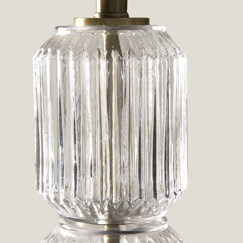 Rhone Clear Glass Table Lamp