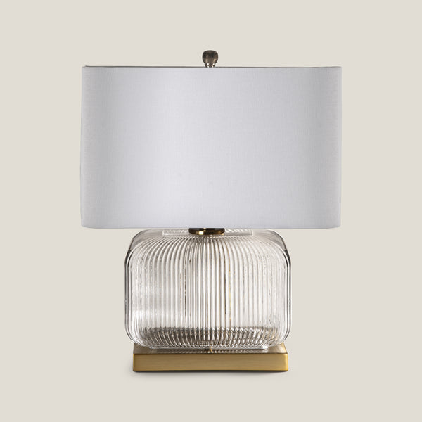 Elbe Clear Glass Table Lamp