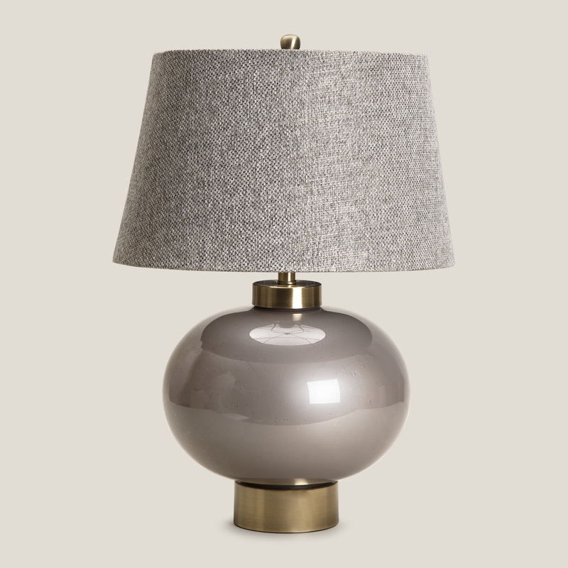 Danube Grey Glass Table Lamp