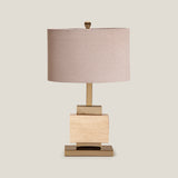 Seine Beige Stone Table Lamp