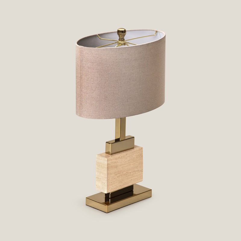 Seine Beige Stone Table Lamp