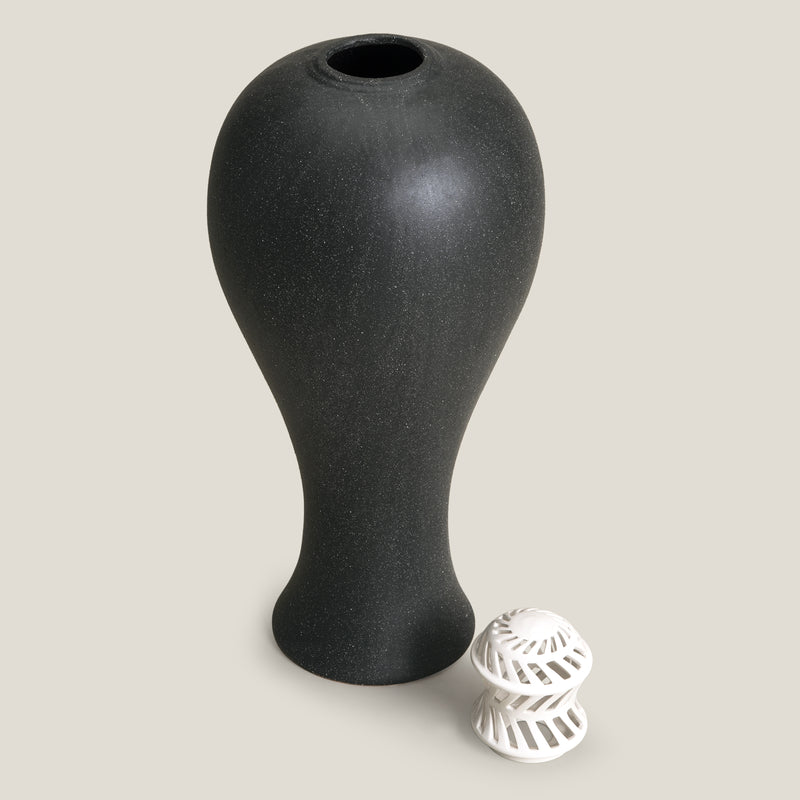 Noir Black Decor Jar L