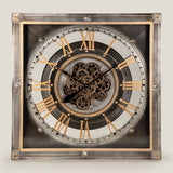 Birmingham Pewter & Gold Wall Clock